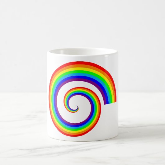Rainbow Spiral Koffiemok (Center)