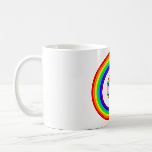 Rainbow Spiral Koffiemok (Links)