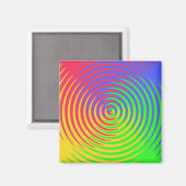 Rainbow Spiral Magnet (Voorkant / Achterkant)