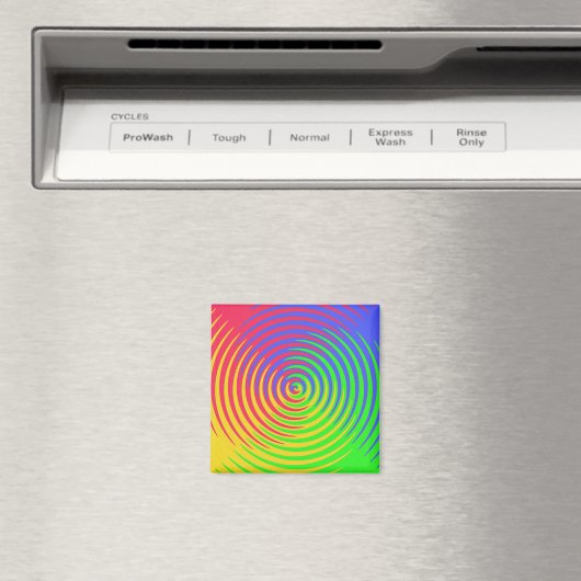 Rainbow Spiral Magnet (Insitu (Vaatwasser))