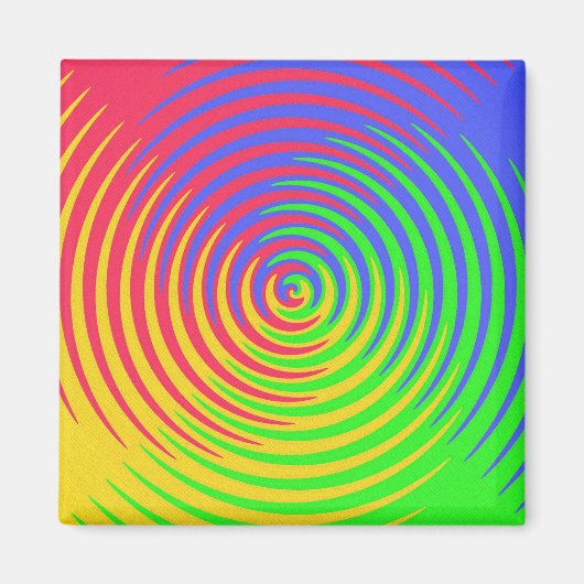 Rainbow Spiral Magnet (Voorkant)