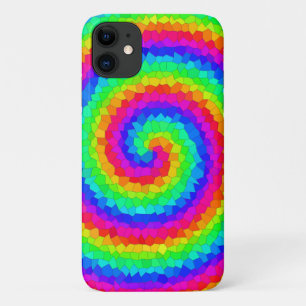 Rainbow Spiral Mosaic Tegel Case-Mate iPhone Case