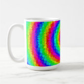 Rainbow Spiral Mosaic Tegel Koffiemok (Links)