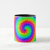 Rainbow Spiral Mosaic Tegel Mok (Midden)