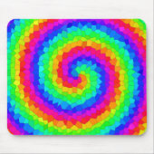 Rainbow Spiral Mosaic Tegel Muismat (Voorkant)