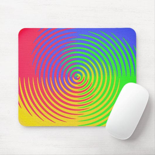 Rainbow Spiral Mousepad Muismat (Met muis)
