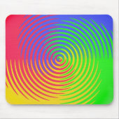 Rainbow Spiral Mousepad Muismat (Voorkant)