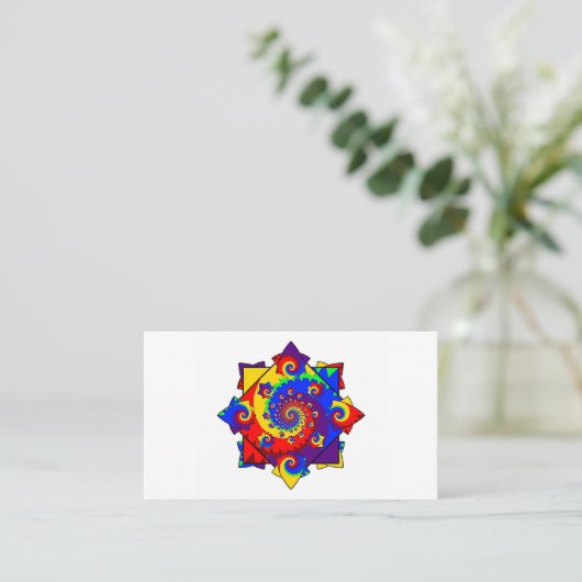 Rainbow Spiral Multiverse Visitekaartje (Staand voorkant)