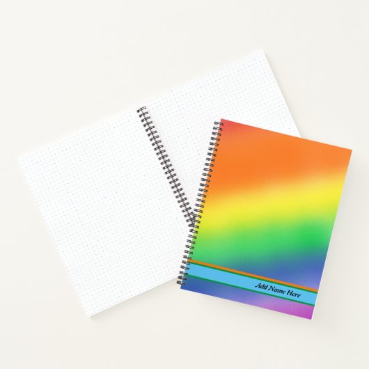 Rainbow Spiral Notitieboek (Binnen)