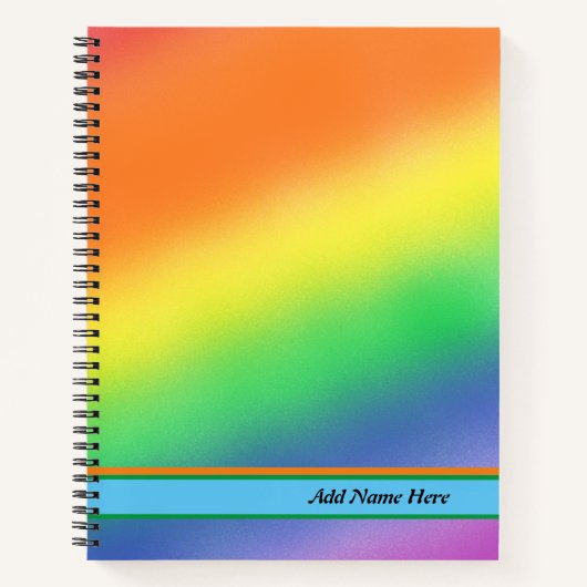 Rainbow Spiral Notitieboek (Voorkant)