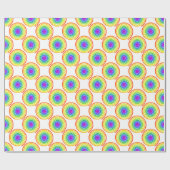 Rainbow Spiral Pattern Cadeaupapier (Vlak)