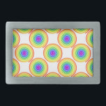 Rainbow Spiral Pattern Gesp<br><div class="desc">Naadloos spiraalvormig patroon van regenboog.</div>