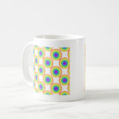 Rainbow Spiral Pattern Koffiemok (Voorkant links)