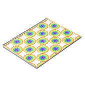 Rainbow Spiral Pattern Notitieboek (Linkerzijde)