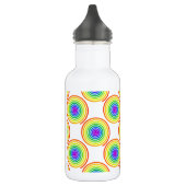 Rainbow Spiral Pattern Waterfles (Links)