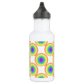 Rainbow Spiral Pattern Waterfles (Rechts)