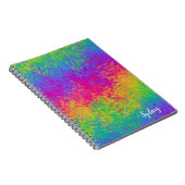 Rainbow Spiral Photo Notitieboek (Rechterzijde)
