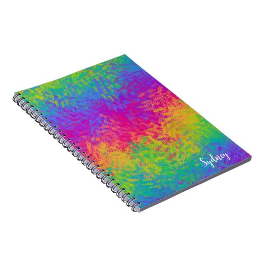 Rainbow Spiral Photo Notitieboek (Rechterzijde)
