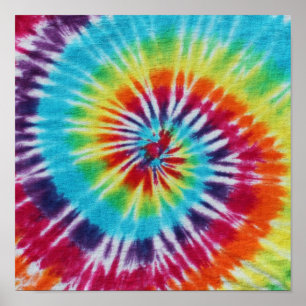 Rainbow Spiral Poster