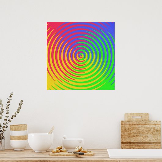 Rainbow Spiral Poster (Keuken)