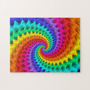 Rainbow Spiral Puzzle Legpuzzel