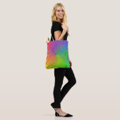 Rainbow Spiral Red Blue Yellow Green Canvas tas (Op model)