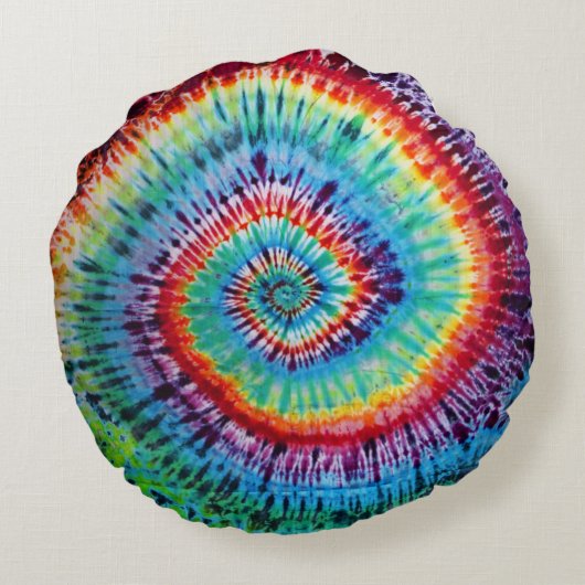 Rainbow Spiral Sierkussen Rond Kussen (Achterkant)