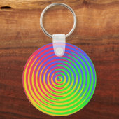 Rainbow Spiral Sleutelhanger (Voorkant)
