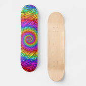 Rainbow Spiral Spikes Skateboarding Decer Skateboard (Voorkant)