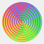 Rainbow Spiral Sticker (Voorkant)
