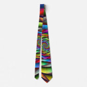 Rainbow Spiral Stropdas (Achterkant)