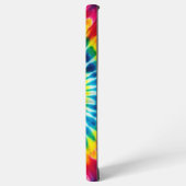 Rainbow Spiral Stropdas-Dye Samsung Galaxy Hoesje (Linkerkant)