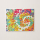 Rainbow Spiral Tie Dye 8x10 Legpuzzel (Horizontaal)