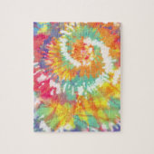 Rainbow Spiral Tie Dye 8x10 Legpuzzel (Verticaal)