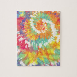 Rainbow Spiral Tie Dye 8x10 Legpuzzel