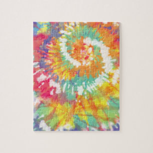 Rainbow Spiral Tie Dye 8x10 Legpuzzel