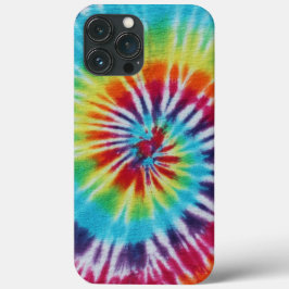 Rainbow Spiral Tie Dye iPhone 13 Pro Max Hoesje