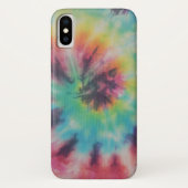Rainbow Spiral Tie Dye fluorescent Case-Mate iPhone Case (Achterkant)