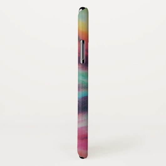 Rainbow Spiral Tie Dye fluorescent Case-Mate iPhone Case (Achterkant / rechts)