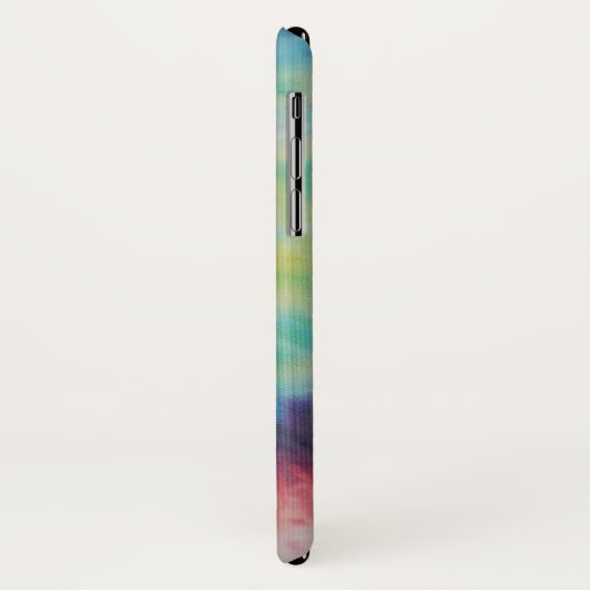 Rainbow Spiral Tie Dye fluorescent Case-Mate iPhone Case (Achterkant/links)