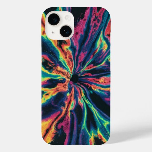 Rainbow Spiral Tie Dye Schattige Case-Mate iPhone Case (Achterkant)