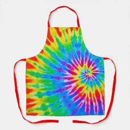 Rainbow Spiral Tie Dye Schort