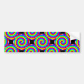 Rainbow Spiral van Kenneth Yoncich Bumpersticker (Voorkant)