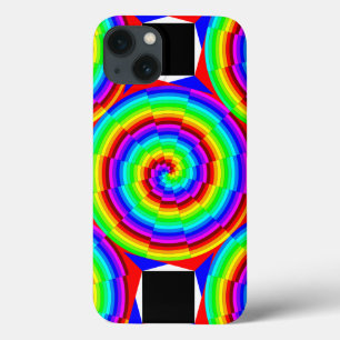 Rainbow Spiral van Kenneth Yoncich Case-Mate iPhone Case