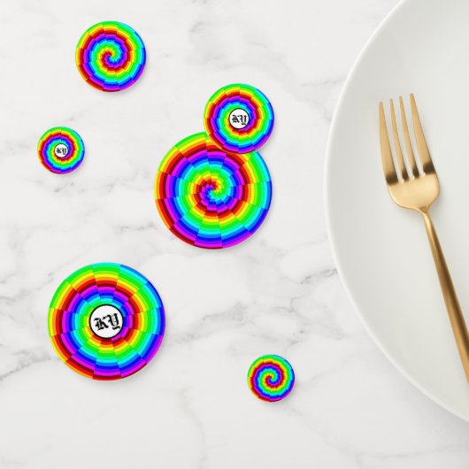 Rainbow Spiral van Kenneth Yoncich Confetti (Groep)