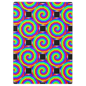 Rainbow Spiral van Kenneth Yoncich Klembord (Achterkant)