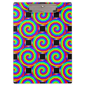 Rainbow Spiral van Kenneth Yoncich Klembord (Voorkant)