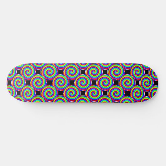 Rainbow Spiral van Kenneth Yoncich Persoonlijk Skateboard (Horizontaal)