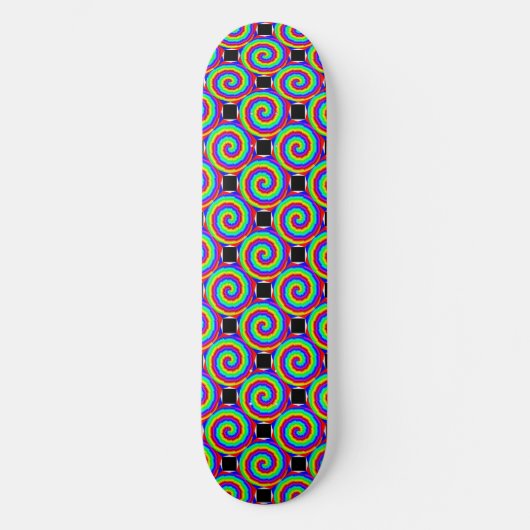 Rainbow Spiral van Kenneth Yoncich Persoonlijk Skateboard (Voorkant)