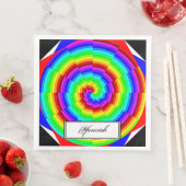Rainbow Spiral van Kenneth Yoncich Servetten (Insitu)